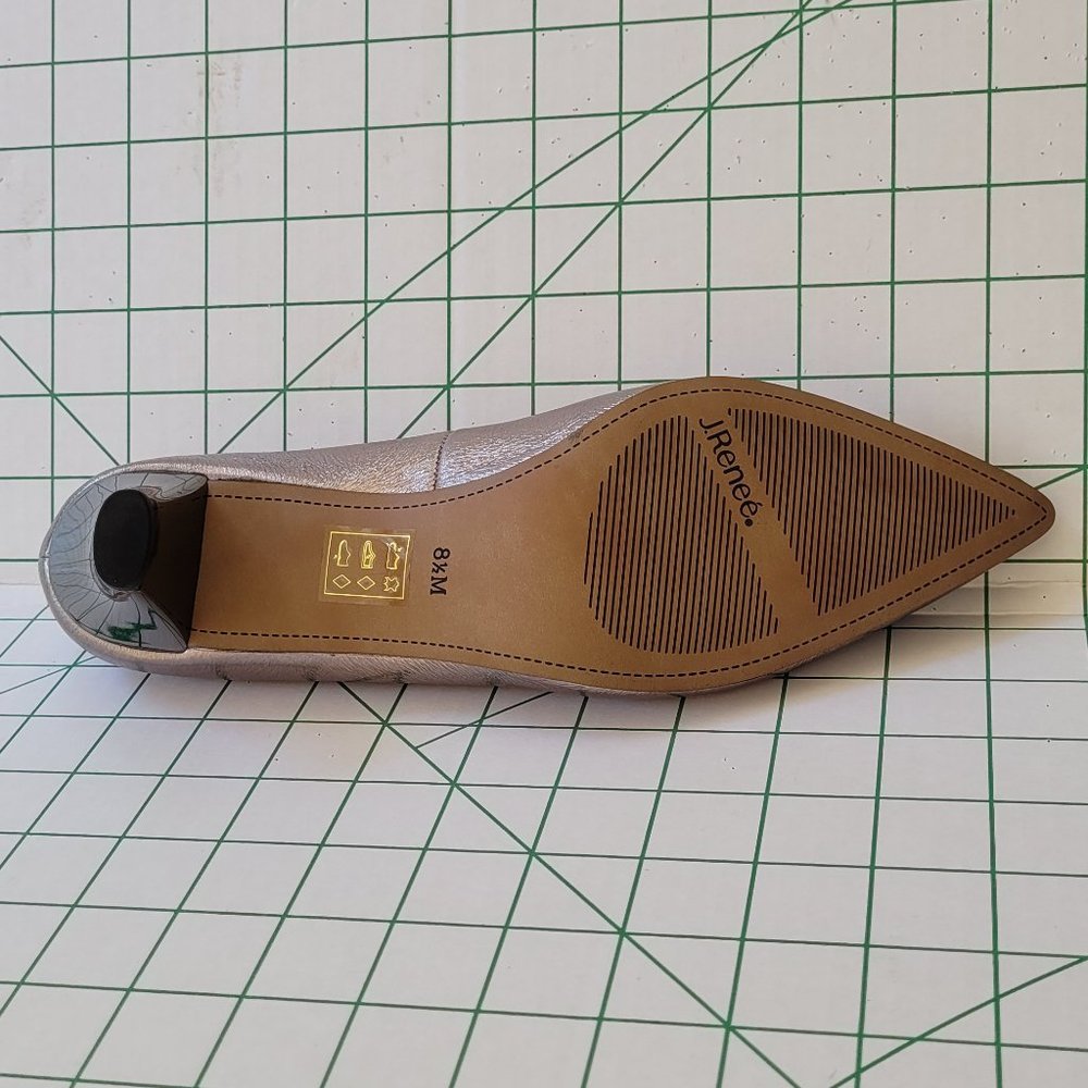 J. Reneé Metallic Pointed Toe pumps - Picture 10 of 14